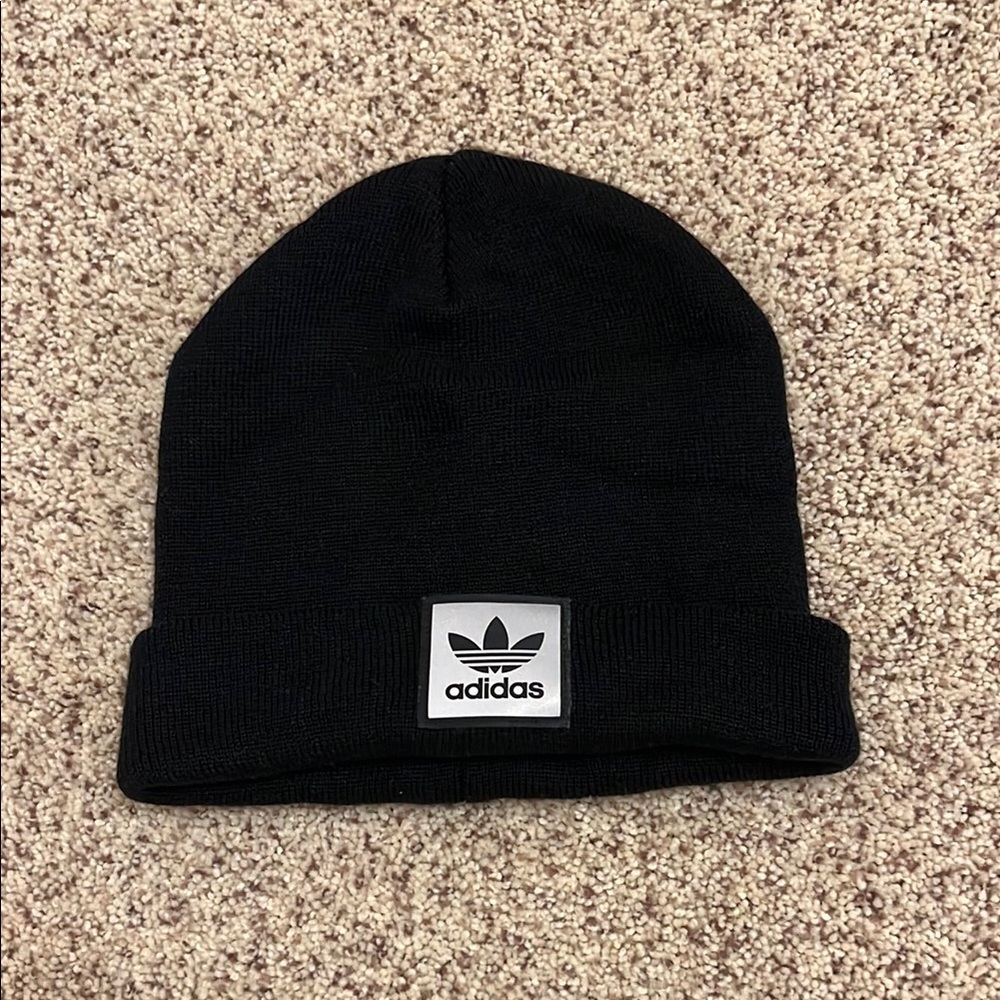 Adidas Classic Black Knit Beanie